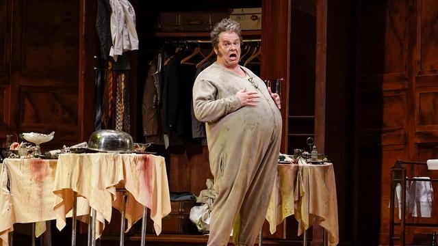 Michael Volle as Falstaff at the Met