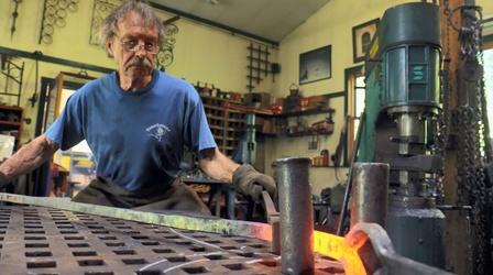 Video thumbnail: MPT Presents Forging Art: Nol Putnam, Artist Blacksmith
