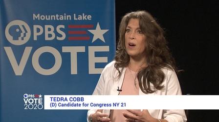 Video thumbnail: Mountain Lake Journal Tedra Cobb | NY-21 Election 2020 Special