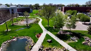 Hastings College & Growing Vegetables on a Pond