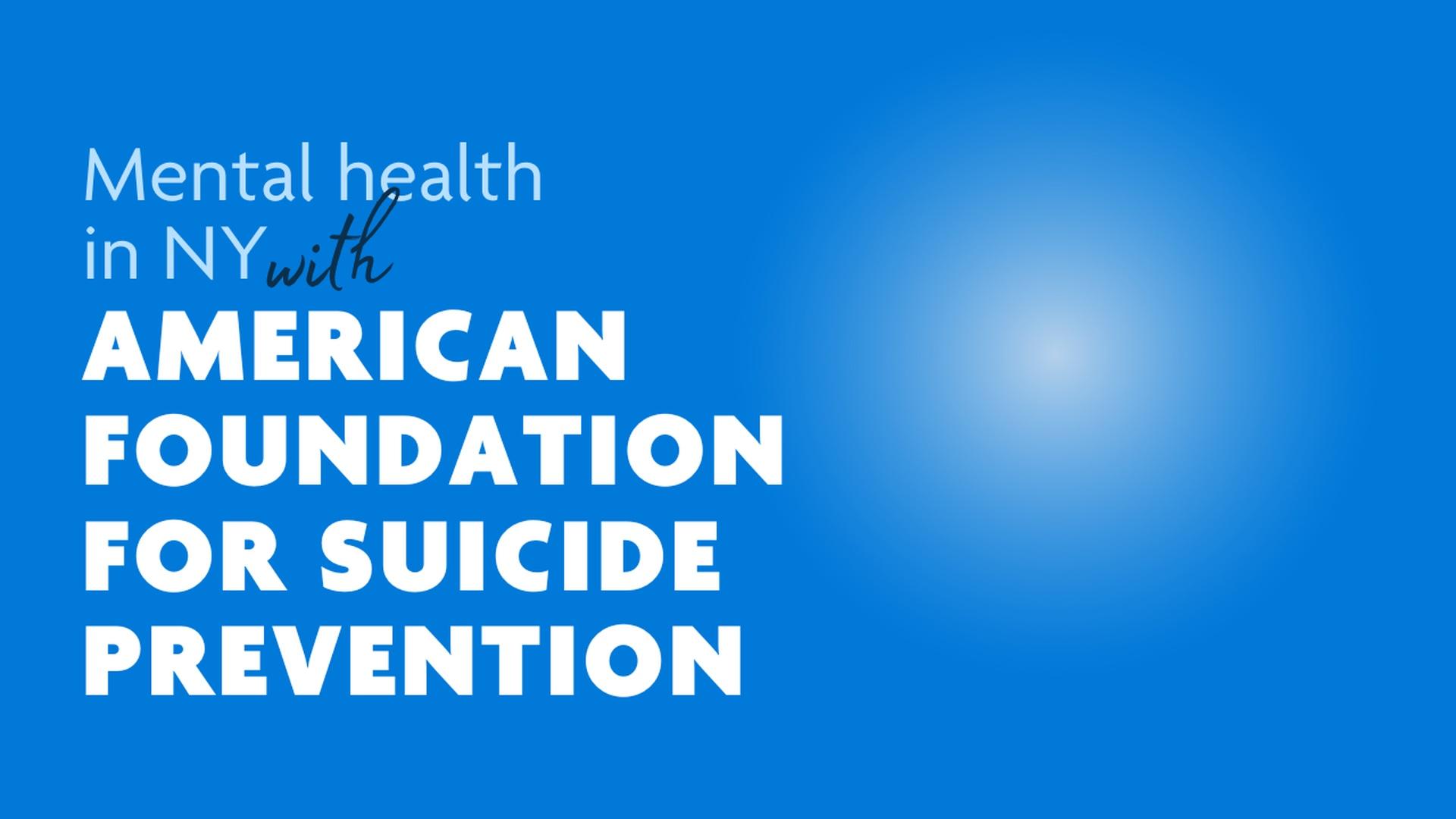 Dan Egan on Saving Lives Through Mental Health New York NOW WLIW