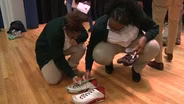 Shoe collection represents youth lost to gun violence