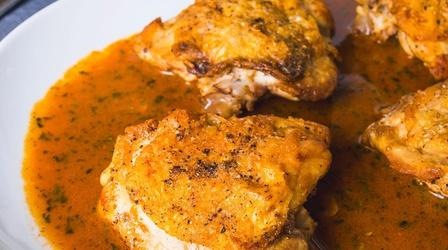 Video thumbnail: America's Test Kitchen French Chicken and Potatoes