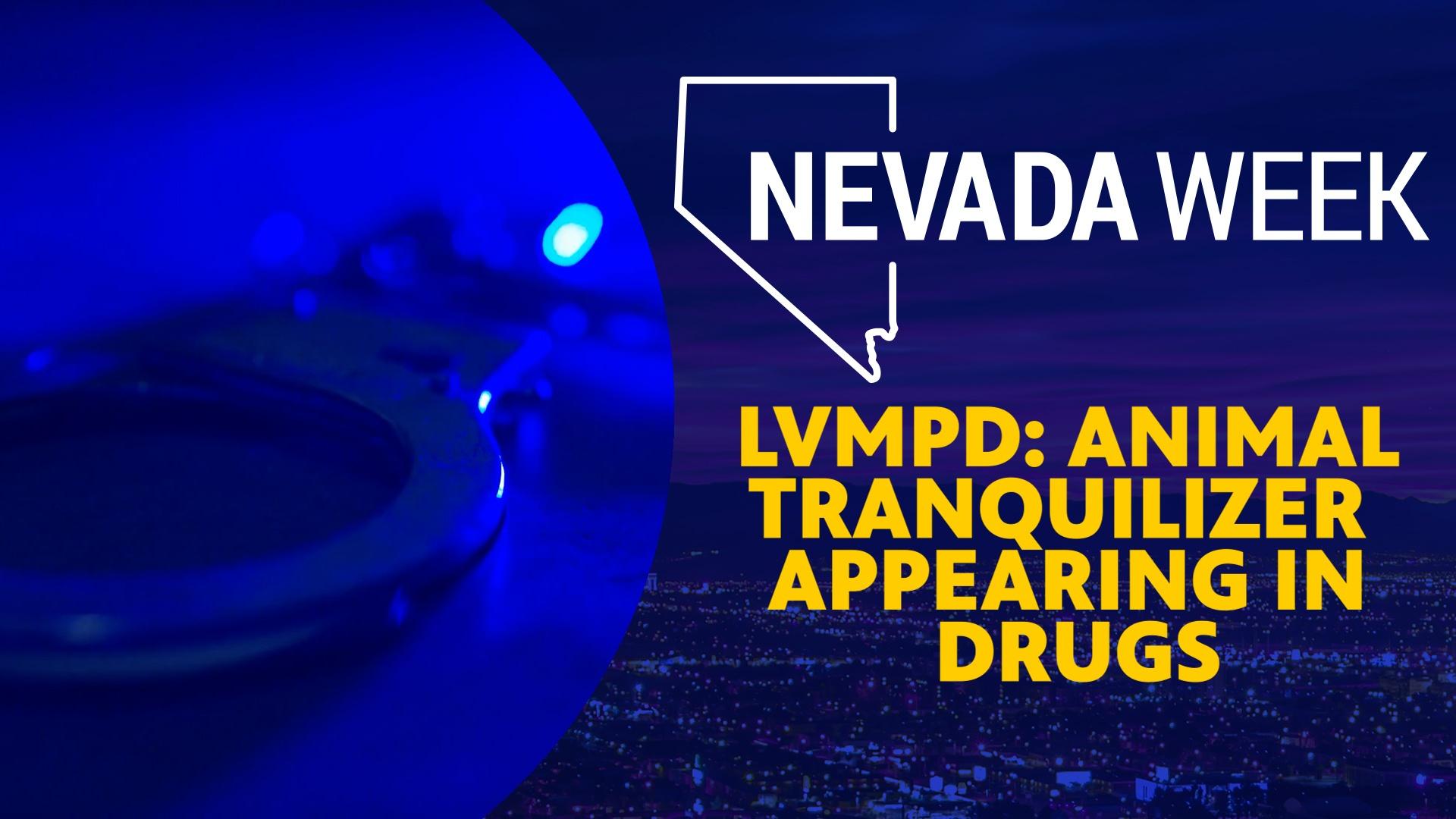 LVMPD warns about animal tranquilizer appearing in drugs.