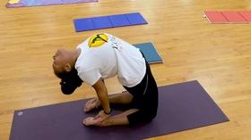 Video thumbnail: PBS NewsHour Managing school stress by bringing yoga into the classroom