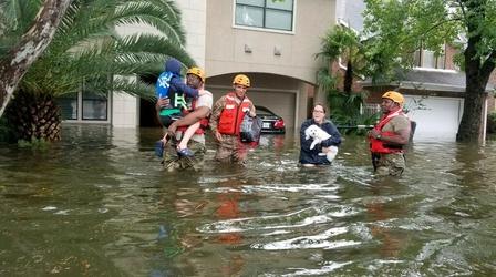 Video thumbnail: PBS NewsHour National Guard’s Harvey rescues haven’t ‘slowed down’