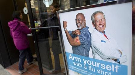 Video thumbnail: PBS NewsHour News Wrap: Flu hospitalizations skyrocket in the U.S.