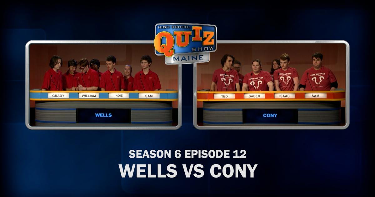 High School Quiz Show Maine Wells vs Cony Season 6 Episode 12
