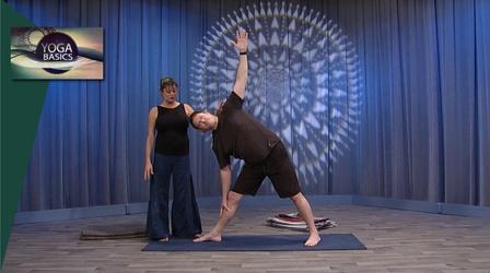 Video thumbnail: Yoga Basics with patty Triangle Pose