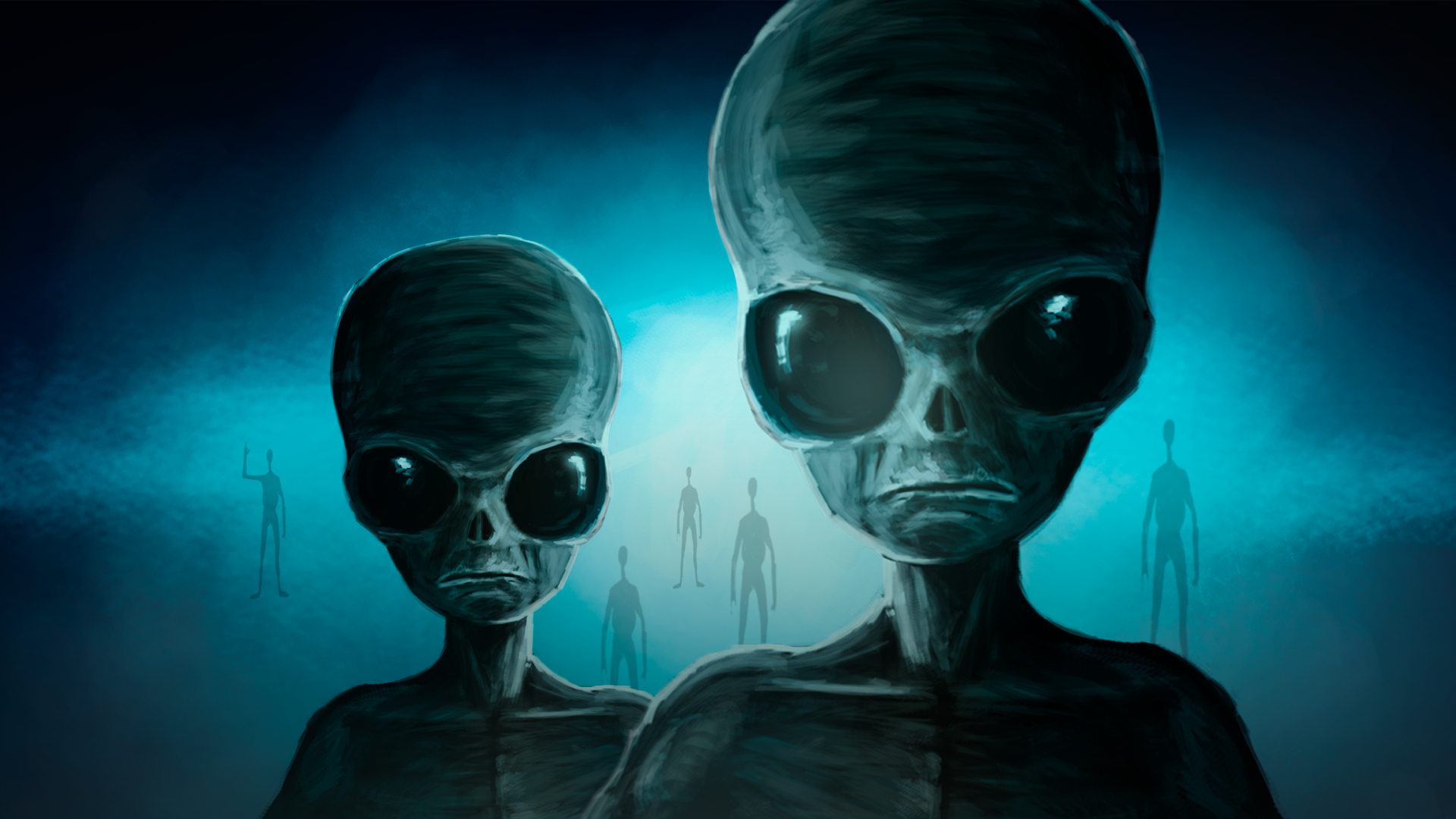 alien background