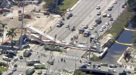Video thumbnail: PBS NewsHour News Wrap: Cars crushed in deadly Florida bridge collapse