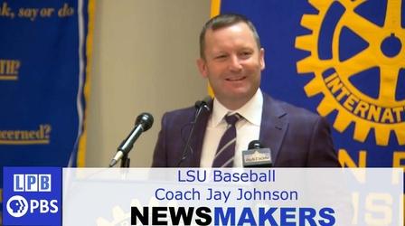 Video thumbnail: Newsmakers LSU Baseball | Jay Johnson | 01/12/2022
