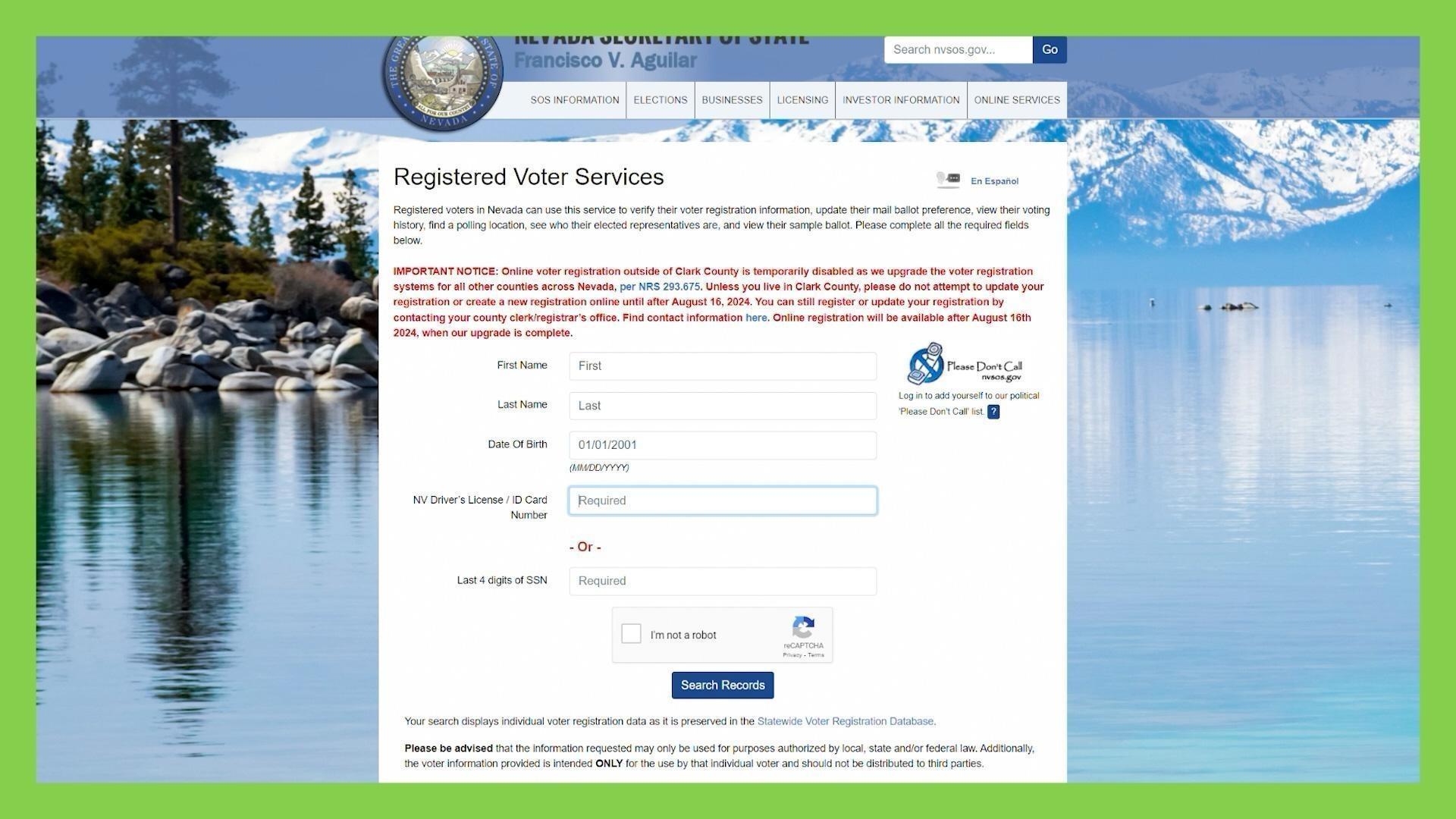 Ready to make your voice heard? Learn how to register to vote in the 2026 Nevada election.