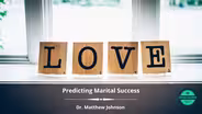 Predicting Marital Success