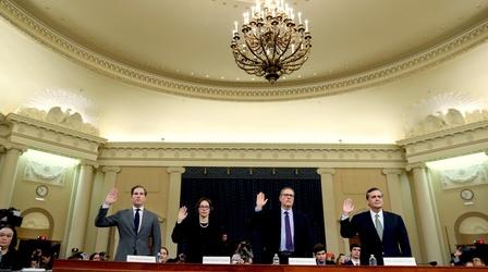 Video thumbnail: PBS NewsHour Judiciary hearing's witnesses put Trump's conduct in context