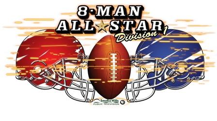 Video thumbnail: Smoky Hills Public Television Sports 2018 8 Man All Star Football Division 1