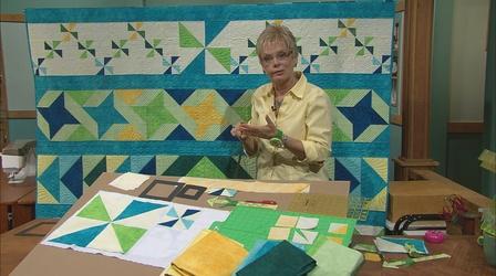 Video thumbnail: Sewing With Nancy Trusty Triangles - Part 2 Encore Presentation