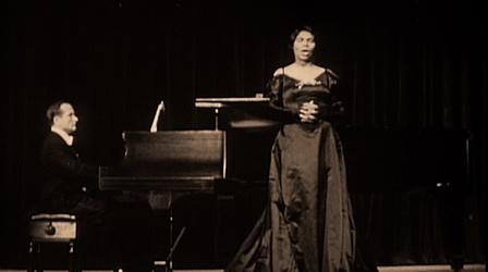 Video thumbnail: American Masters Marian Anderson's singing recalls America's racial unrest