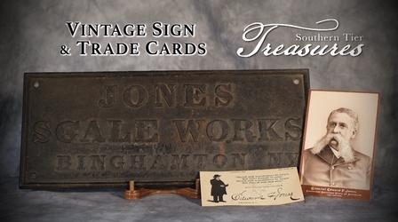 Video thumbnail: Southern Tier Treasures Vintage Sign & Trade Cards