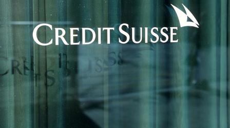 Video thumbnail: PBS NewsHour Global markets tumble on Credit Suisse signs of instability
