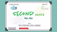 2nd Grade Mrs. Nix Episode 114