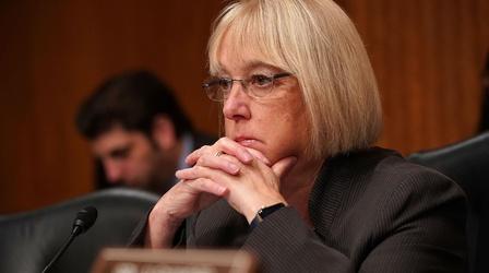 Video thumbnail: PBS NewsHour Murray: Confirming Kavanaugh will tell women to keep quiet