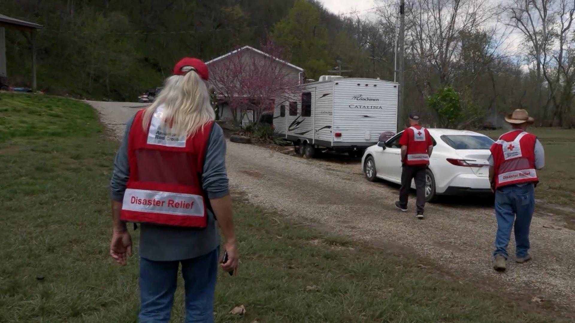 American Red Cross Coordinating Disaster Relief