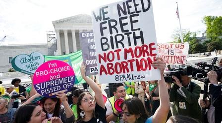 Video thumbnail: PBS NewsHour Supreme Court weighs federal law on emergency abortions