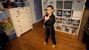 ZACHARY TEACHES TAEKWONDO!