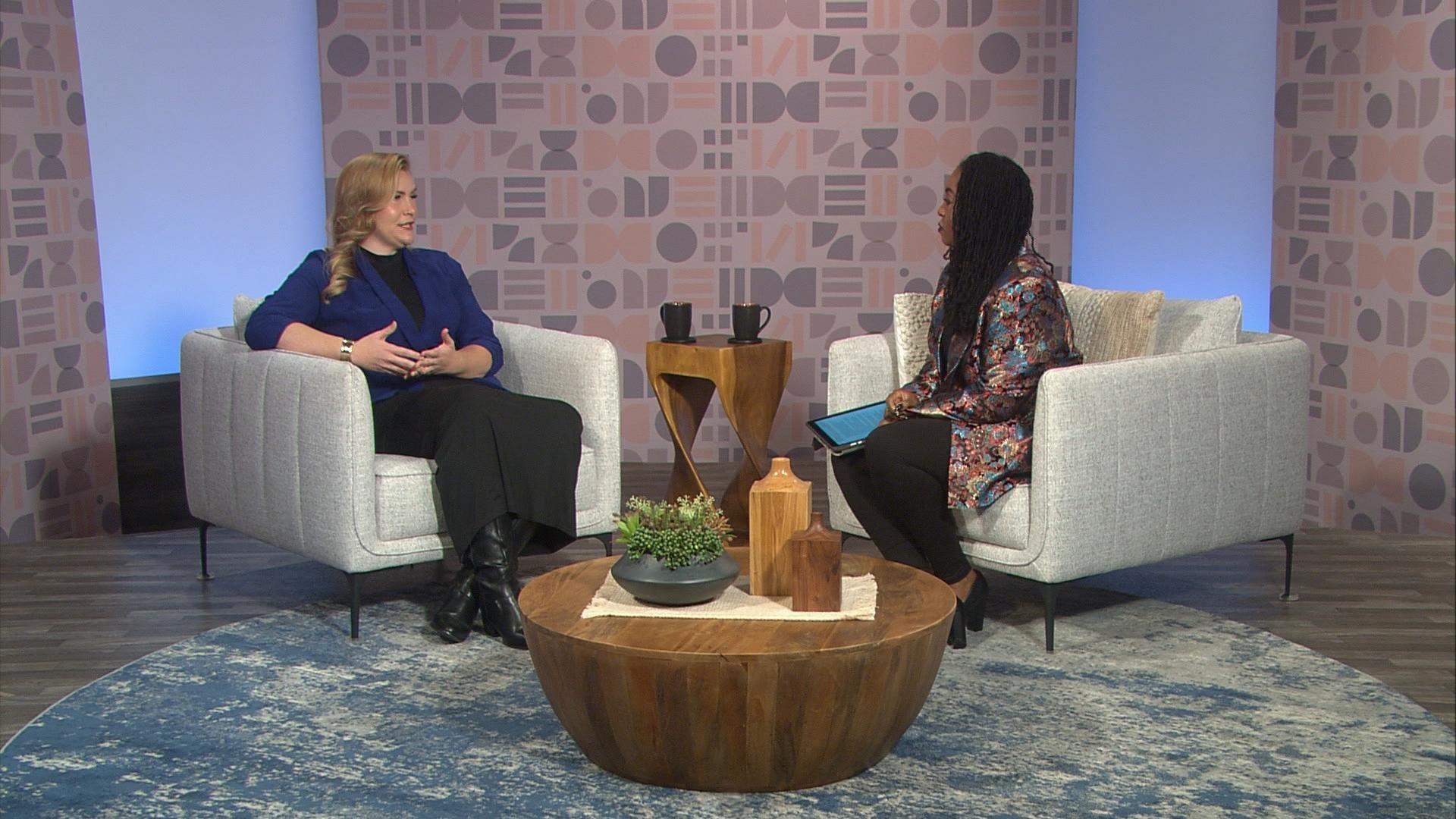 Host of Black Issues Forum Kenia Thompson and guests.