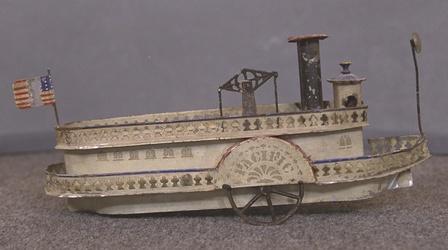 Video thumbnail: Antiques Roadshow Appraisal: George Brown Toy Side-Wheeler, ca. 1880