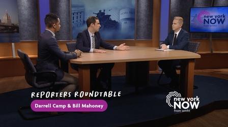 Video thumbnail: New York NOW Reporters Roundtable: Rep. Tom Suozzi, New Cuomo Transcripts
