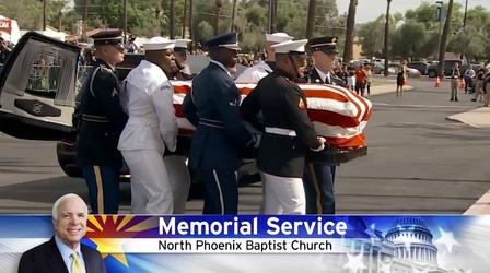Video thumbnail: Arizona PBS John McCain Memorial Service in Phoenix