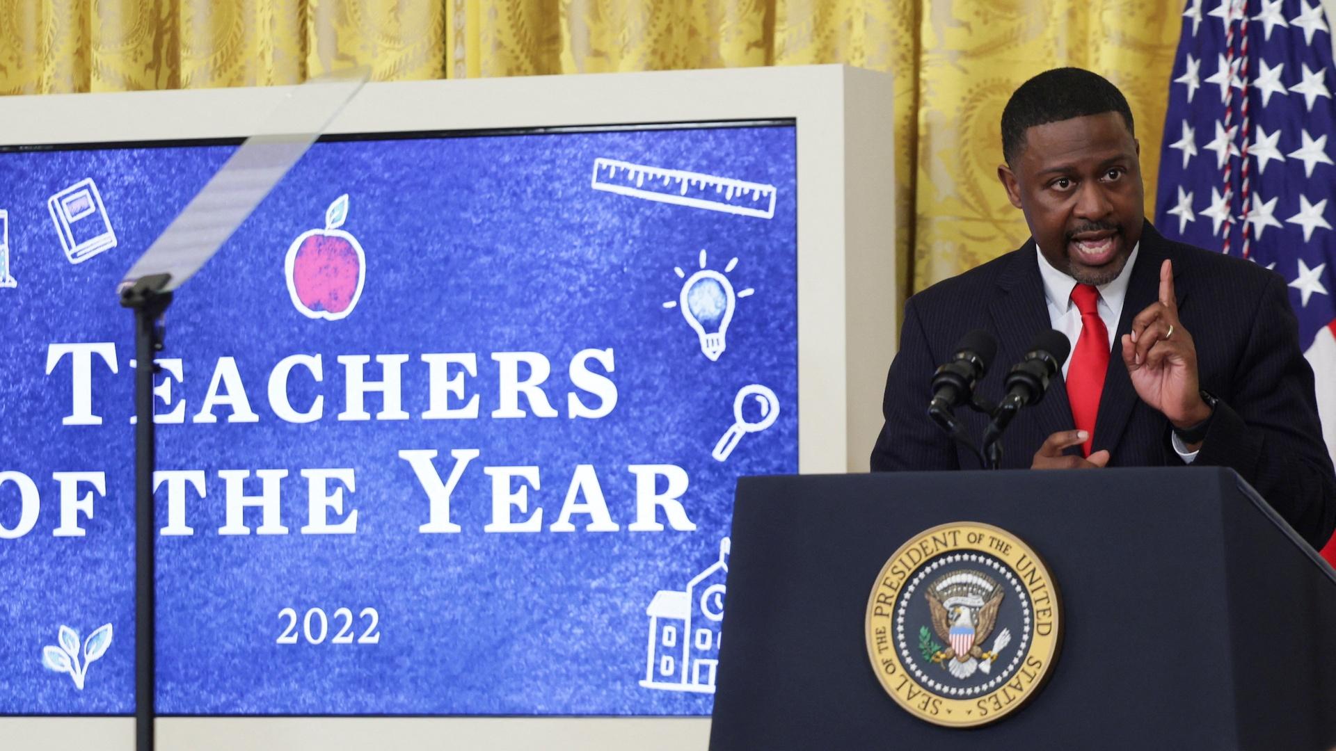 National Teacher of the Year on the joys, challenges his job PBS