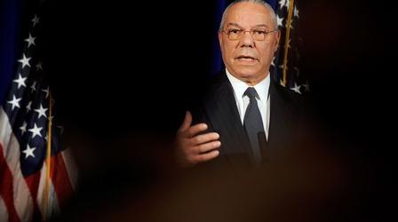 Video thumbnail: PBS NewsHour How Powell was the nexus of America's 'momentous' decisions