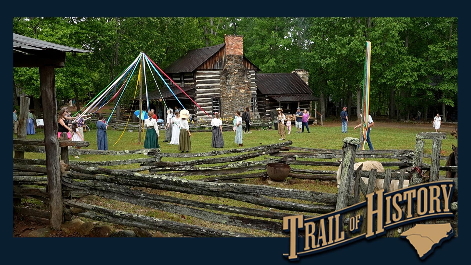 Hart Square Village NC: Largest log cabin museum preserving Appalachian history and culture.