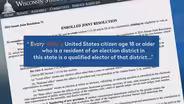 'Every' or 'Only' Citizen Voters in Wisconsin's Constitution