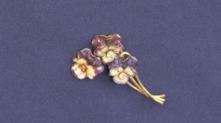 Video thumbnail: Antiques Roadshow Appraisal: Tiffany & Co. Pansy Brooch, ca. 1905