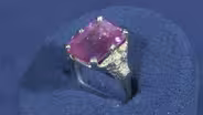 Appraisal: Art Deco Synthetic Sapphire Ring, ca. 1930