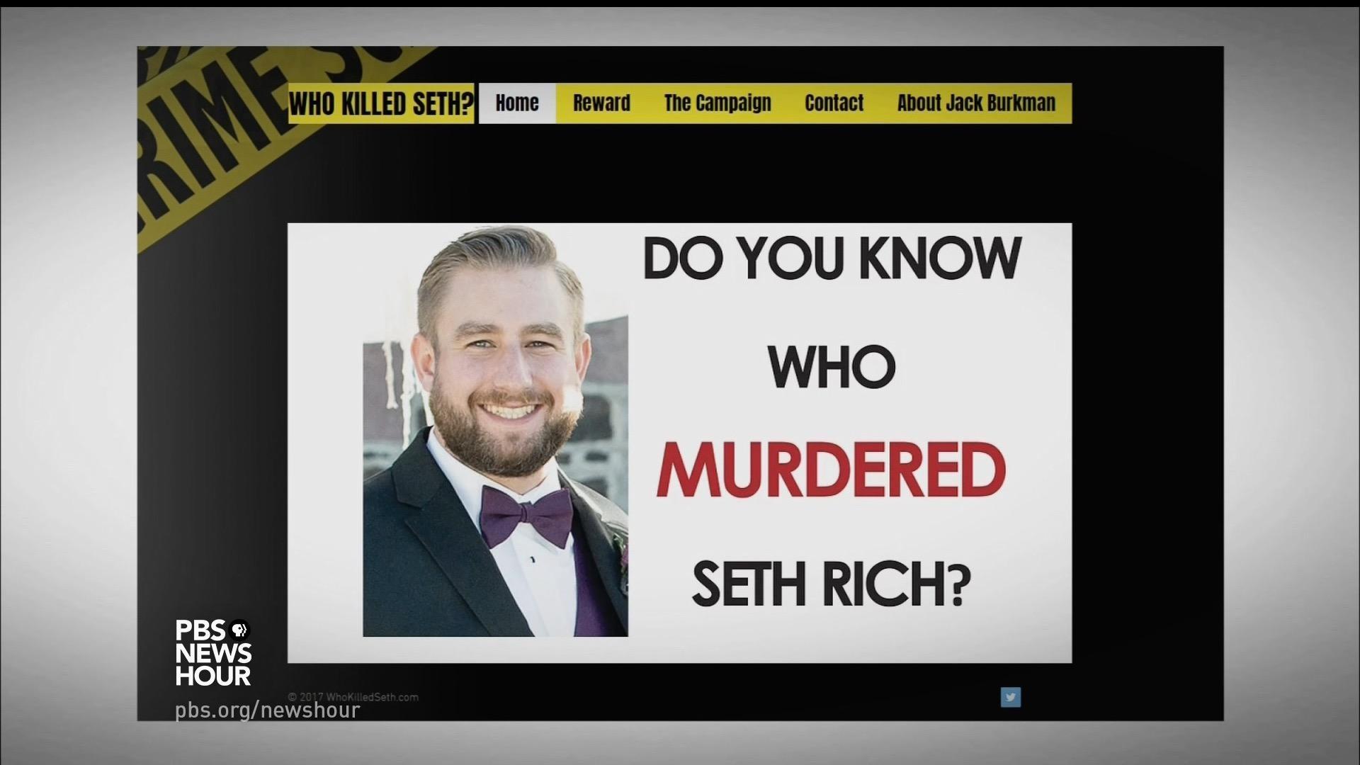 How a conspiracy theory grew around Seth Rich's murder