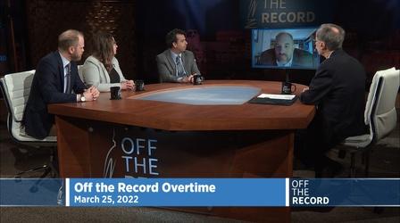 Video thumbnail: Off the Record Mar. 25, 2022 - Sen. Jim Ananich | OTR OVERTIME