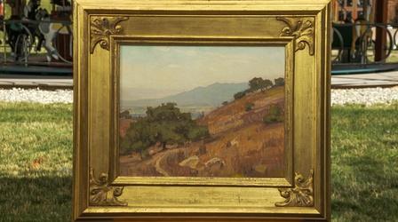 Video thumbnail: Antiques Roadshow Appraisal: William Wendt Landscape Oil, ca. 1920