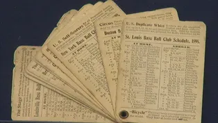 Appraisal: 1898 National League Playing Card Schedules