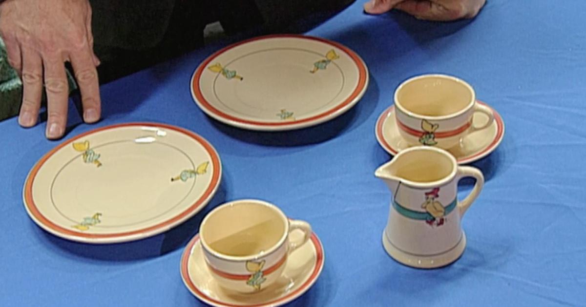 Antiques Roadshow Appraisal Roseville Pottery Juvenile Ware, ca