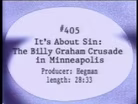It's About Sin: Billy Graham Crusade In Minneapoli