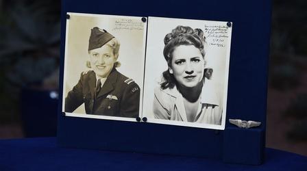 Video thumbnail: Antiques Roadshow Appraisal: Jackie Cochran-signed Photos & WASP Wings