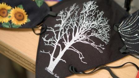 Video thumbnail: Broad and High Masks by Michelle Ishida, Commons Holiday Lights, Sangria