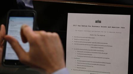 Video thumbnail: PBS NewsHour How Trump’s tax plan could exacerbate inequality