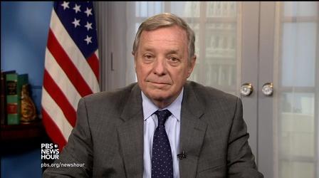 Video thumbnail: PBS NewsHour Durbin: ‘I stand by’ account of Trump disparaging remarks