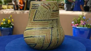 Appraisal: Jean Dunand Enameled Copper Vase, ca. 1920